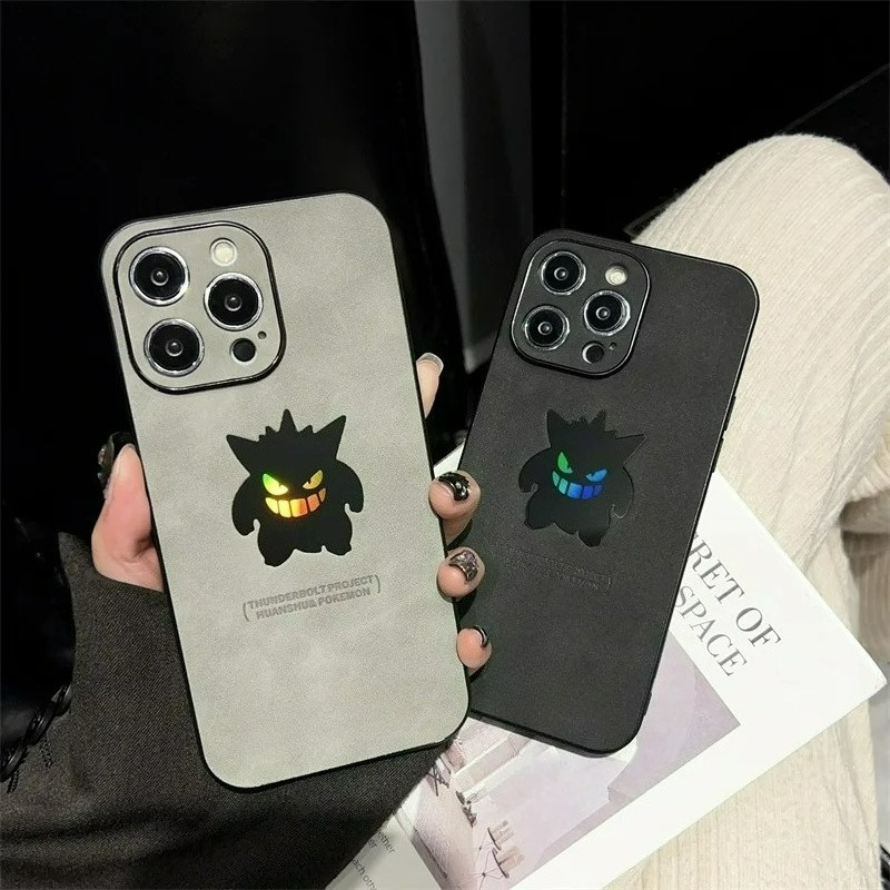 Leather X - 漫画アニメゲンガー革風レーザー加工スマホケース iPhone 17Air 15 14 13