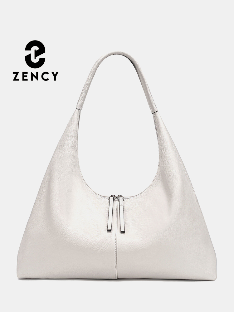 Leather Work Bag Women - Zency 大容量トートバッグ本革ホーボーバッグ女性ハンドバッグショルダー財布ショッパー仕事用冬バッグママ妻用
