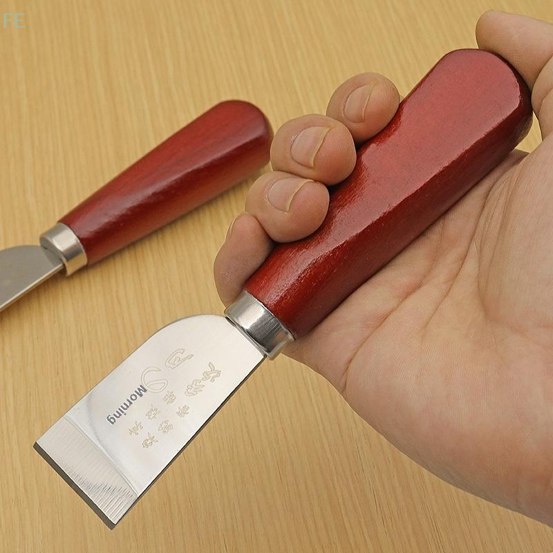 Leatherwork Projects - 革漉きナイフ 木製ハンドル付き革漉きナイフ DIY革細工用工具