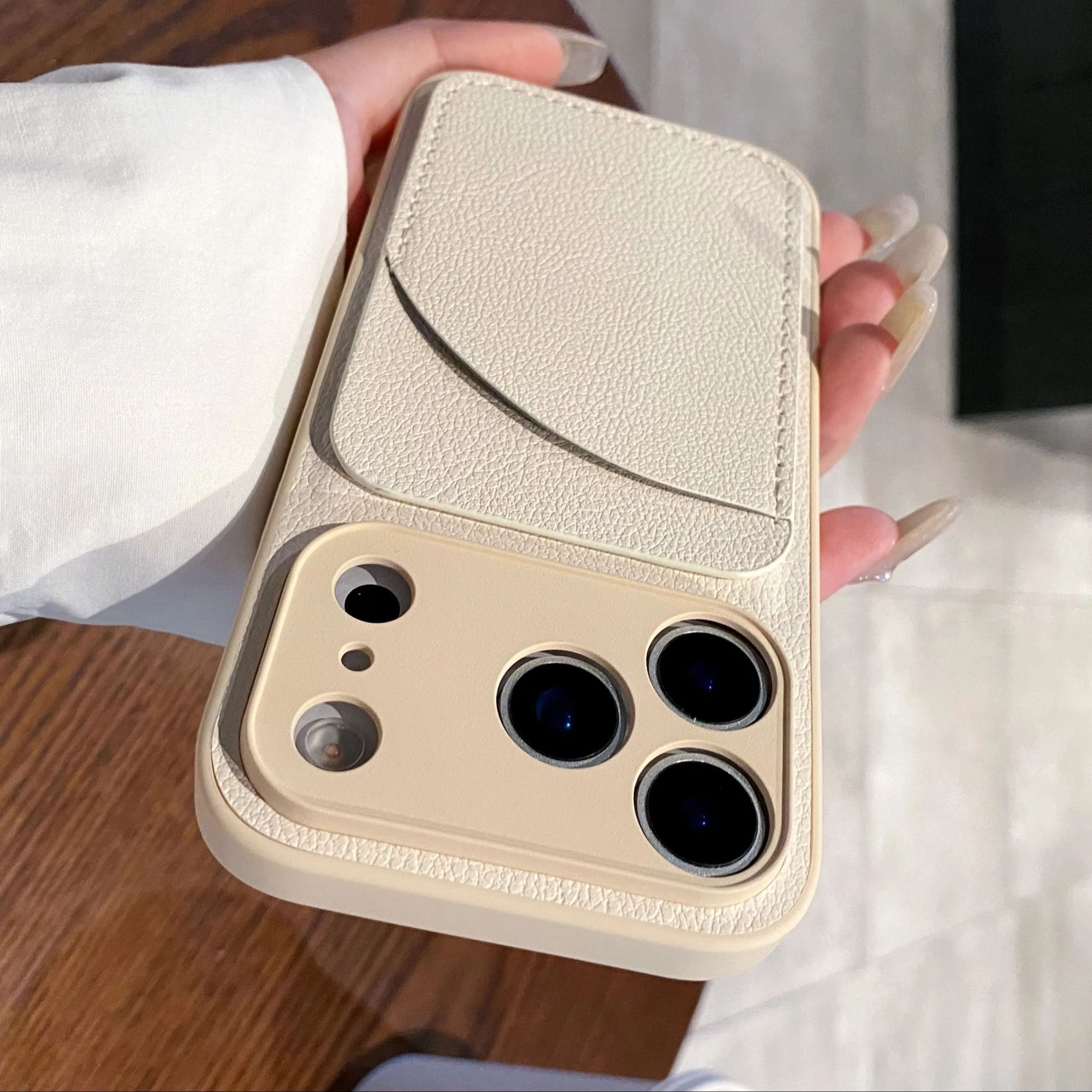 Leather X - レトロレザーカードスロットバッグホルダーケース iPhone 17Air 16 16E 15