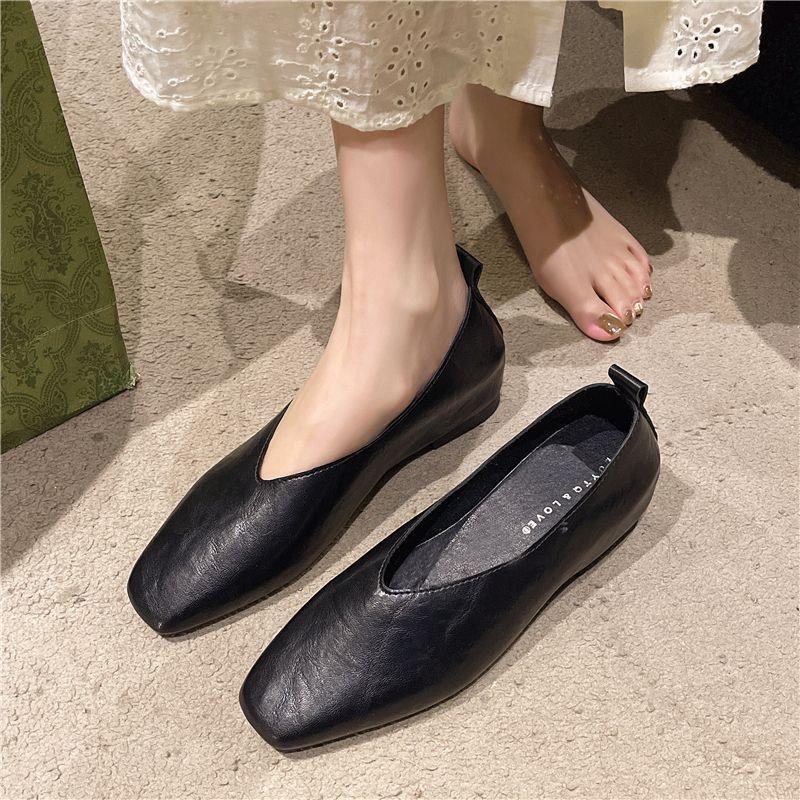 Leather Work Heels - ファッションシューズ レディース ローファー 本革 高級 シルバーヒール