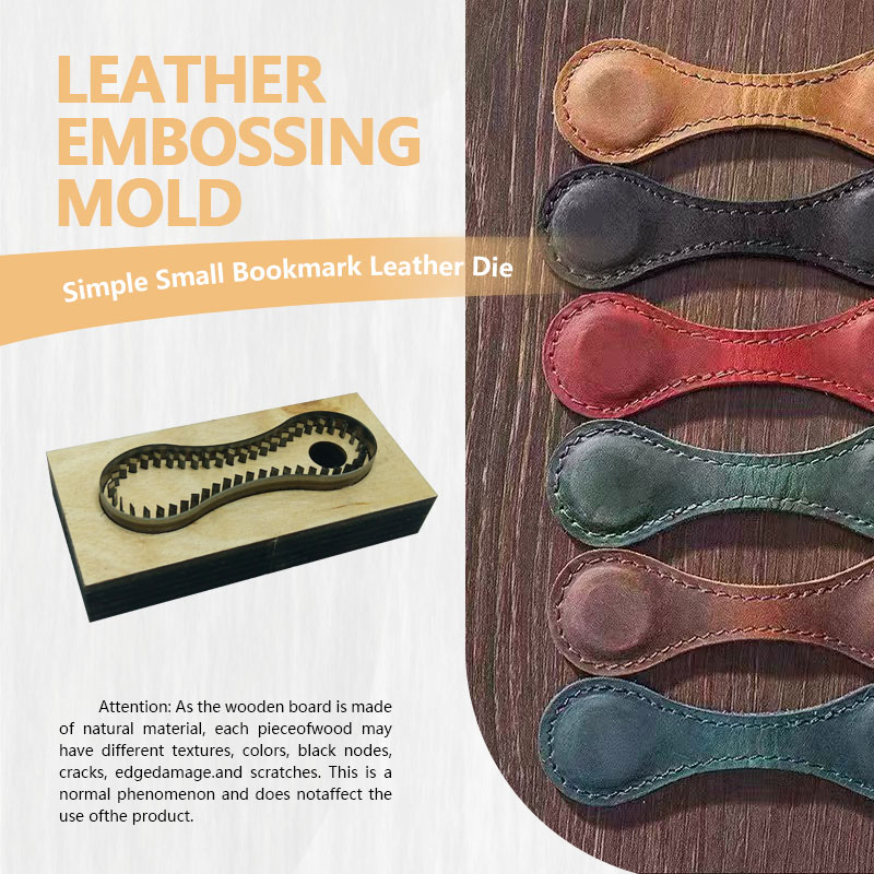 Leatherwork Projects - 手作りDIY革裁断型、シンプルなブックマーク用、鋭利で耐久性のあるクラフトツール