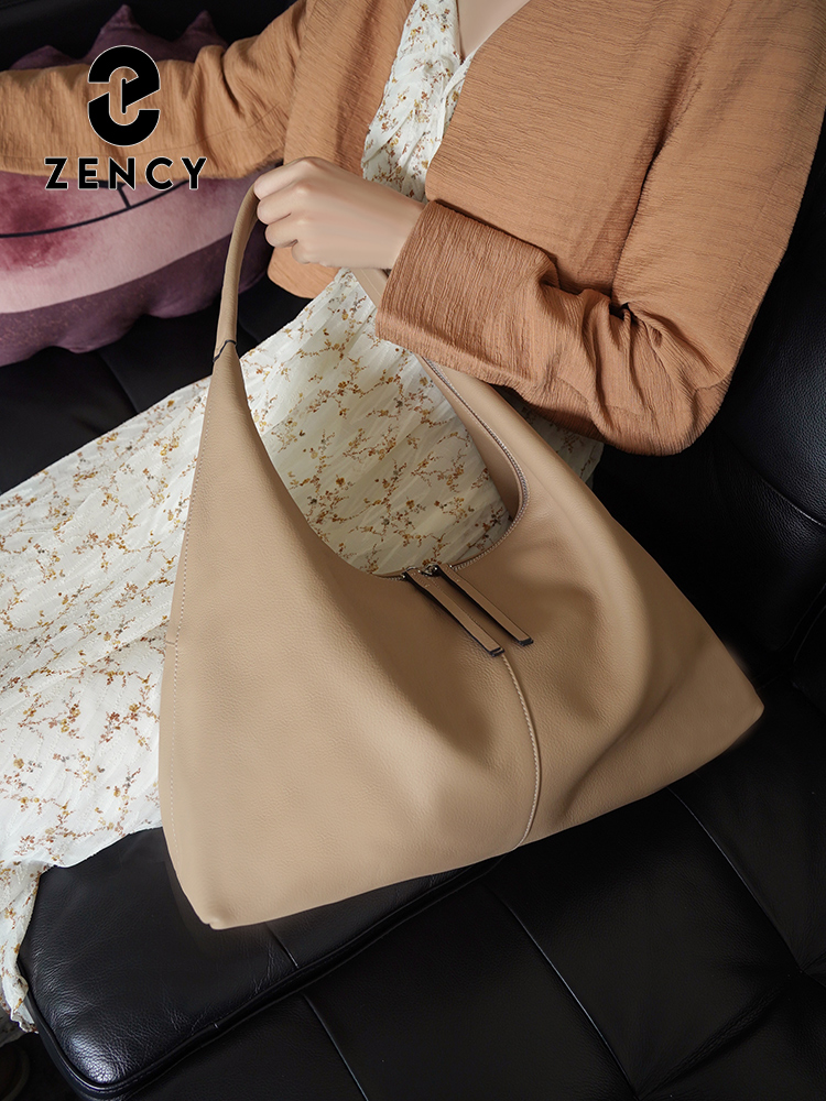 Zency レディース 本革 ホーボーバッグ デザイナーワー - Leather Work Bag Women のレビューと価格