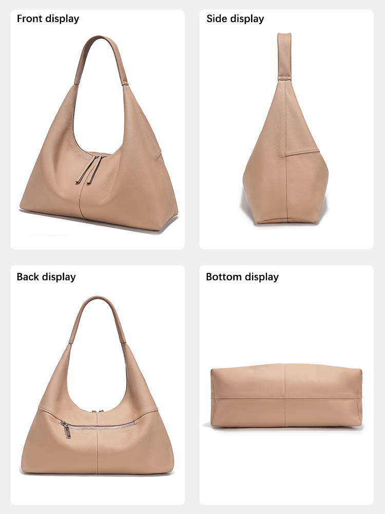 Zency レディース 本革 ホーボーバッグ デザイナーワー - Leather Work Bag Women のレビューと価格