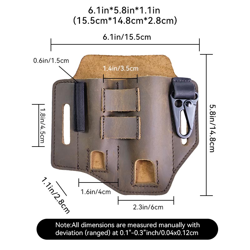 屋外作業マルチツールホルダーシースタクティカルファニーパック - Leatherwork Knife Sheath のレビューと価格