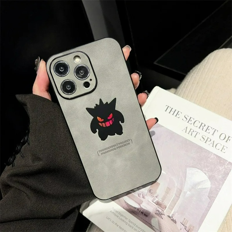 漫画アニメゲンガー革風レーザー加工スマホケース iPhone - Leather X のレビューと価格