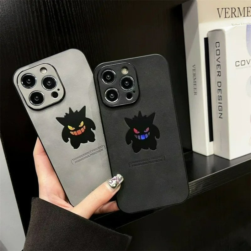 漫画アニメゲンガー革風レーザー加工スマホケース iPhone - Leather X のレビューと価格