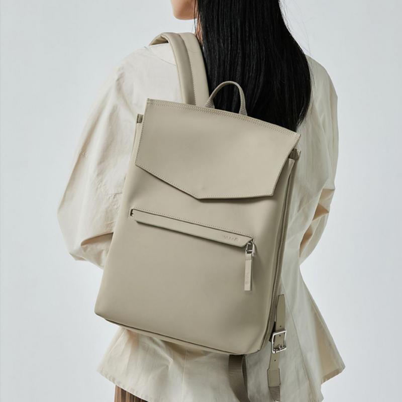 ファッション新日本と韓国のシンプルなカジュアル多用途バックパ - Leather Work Bag Women のレビューと価格