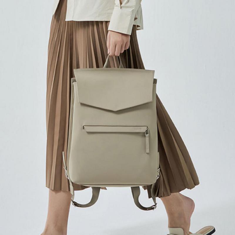 ファッション新日本と韓国のシンプルなカジュアル多用途バックパ - Leather Work Bag Women のレビューと価格