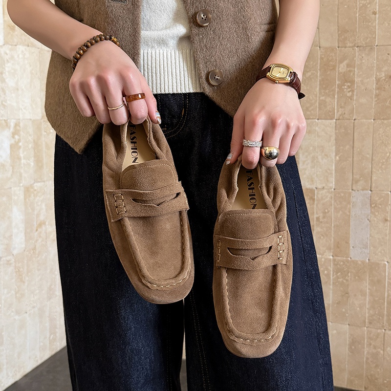 レディースフラットシューズ春秋ミュールクラシックスタイルシン - Leather Work For Kids のレビューと価格