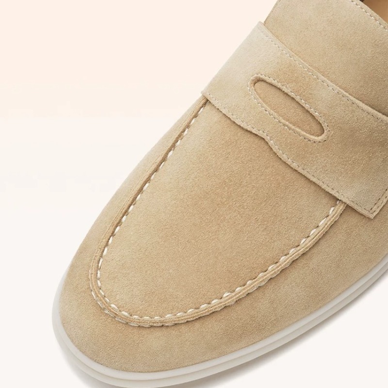 デザイナー高級スエードビジネスカジュアルスリッポンローファー - Leather Work For Kids のレビューと価格