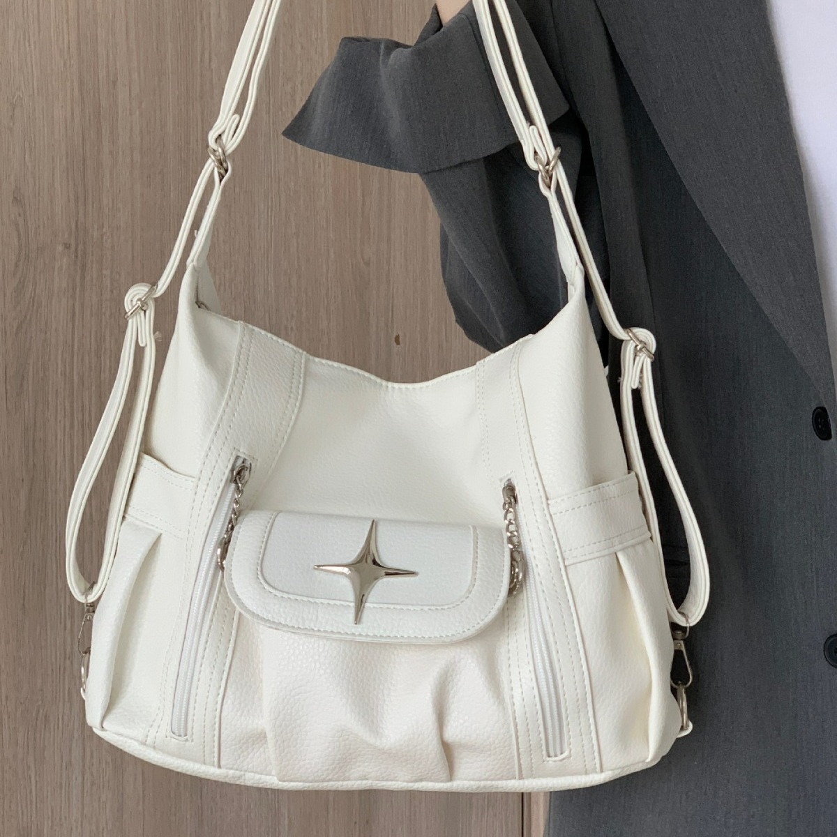 女性の素敵なバッグファッション韓国語バージョン学生旅行ボルソ - Leather Work Bag Women のレビューと価格
