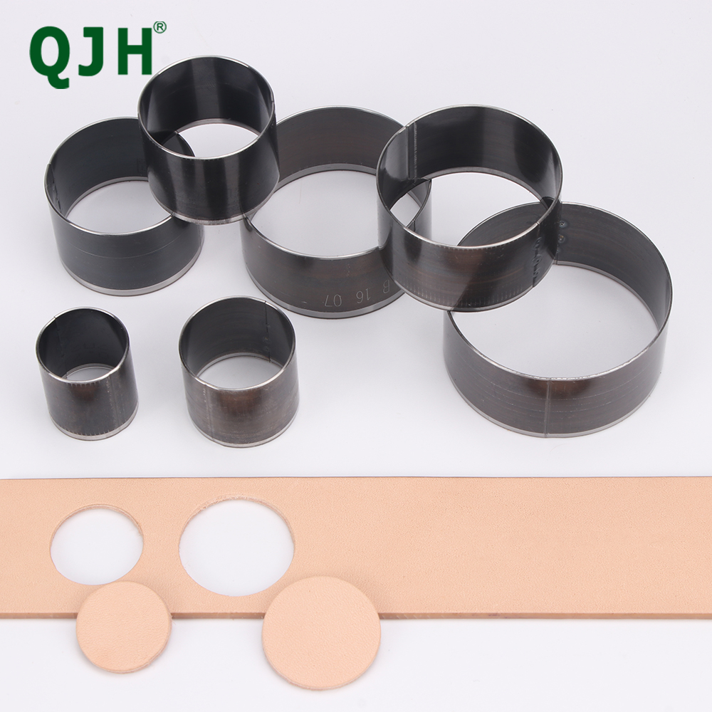 QJH 7 個シャープレザー切削ダイスレザーサークルステンシ - Leatherwork Rings のレビューと価格