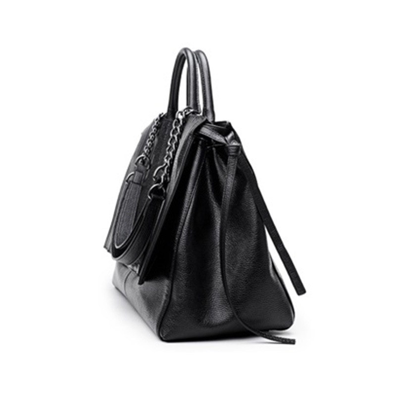 ジッパー付きエレガントなトートバッグ、女性用トレンディなハン - Leather Work Bag Women のレビューと価格