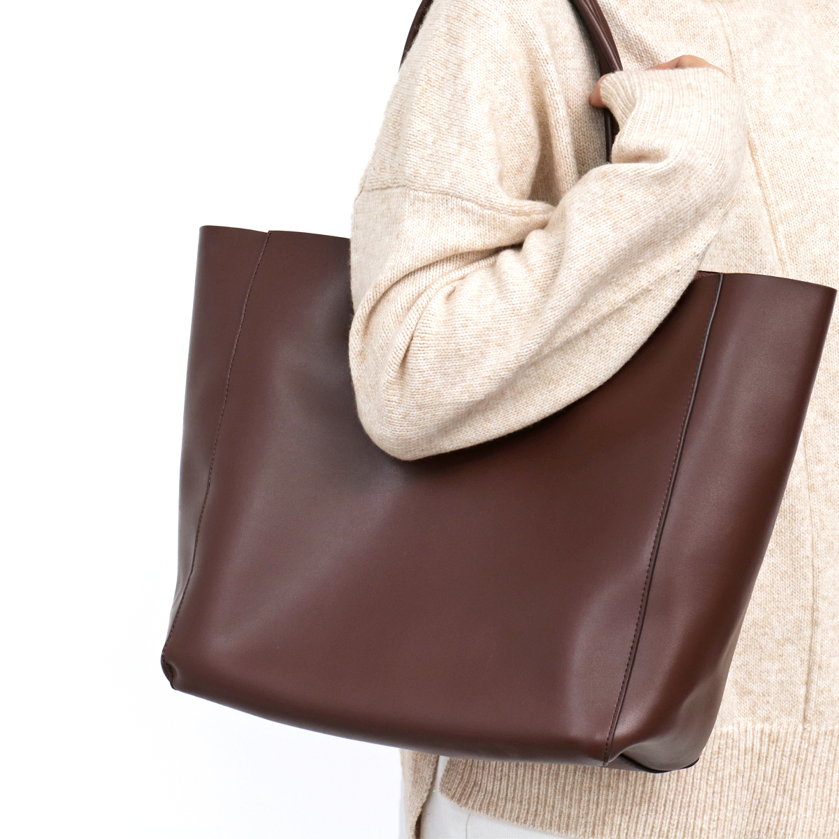 女性のための大容量のトートバッグ,カジュアル,日常,クラシッ - Leather Work Bag Women のレビューと価格