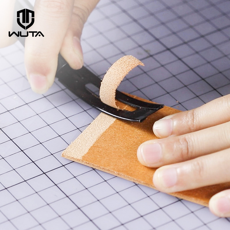 WUTA シャープレザー安全ベベラースキビングナイフ薄化切断 - Leatherwork Projects のレビューと価格