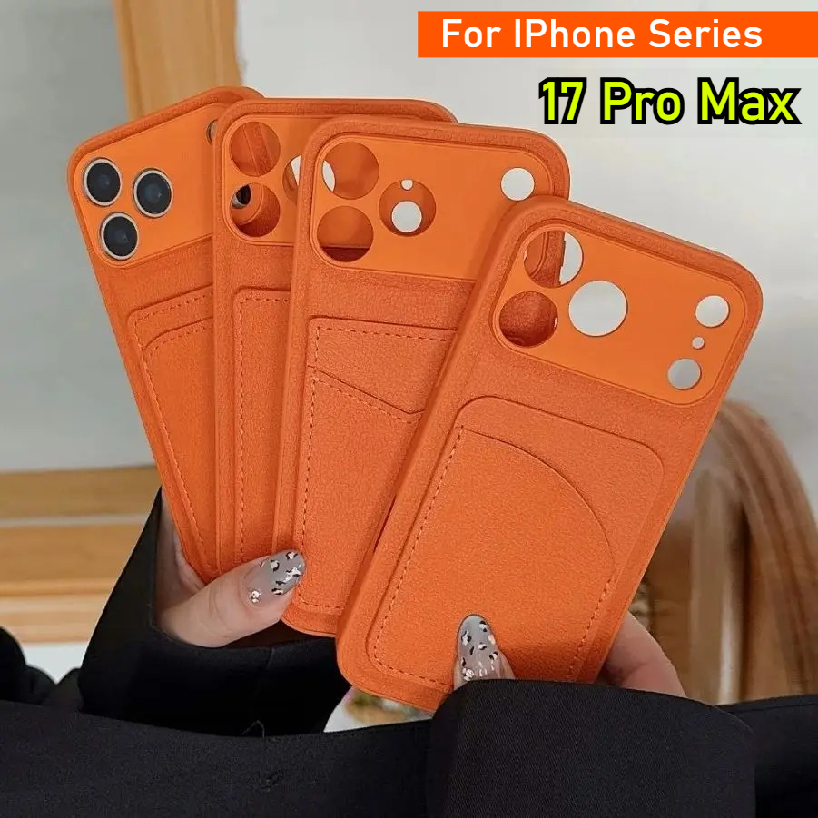 レザー オレンジ カラー カードホルダー ケース iPhon - Leather X のレビューと価格