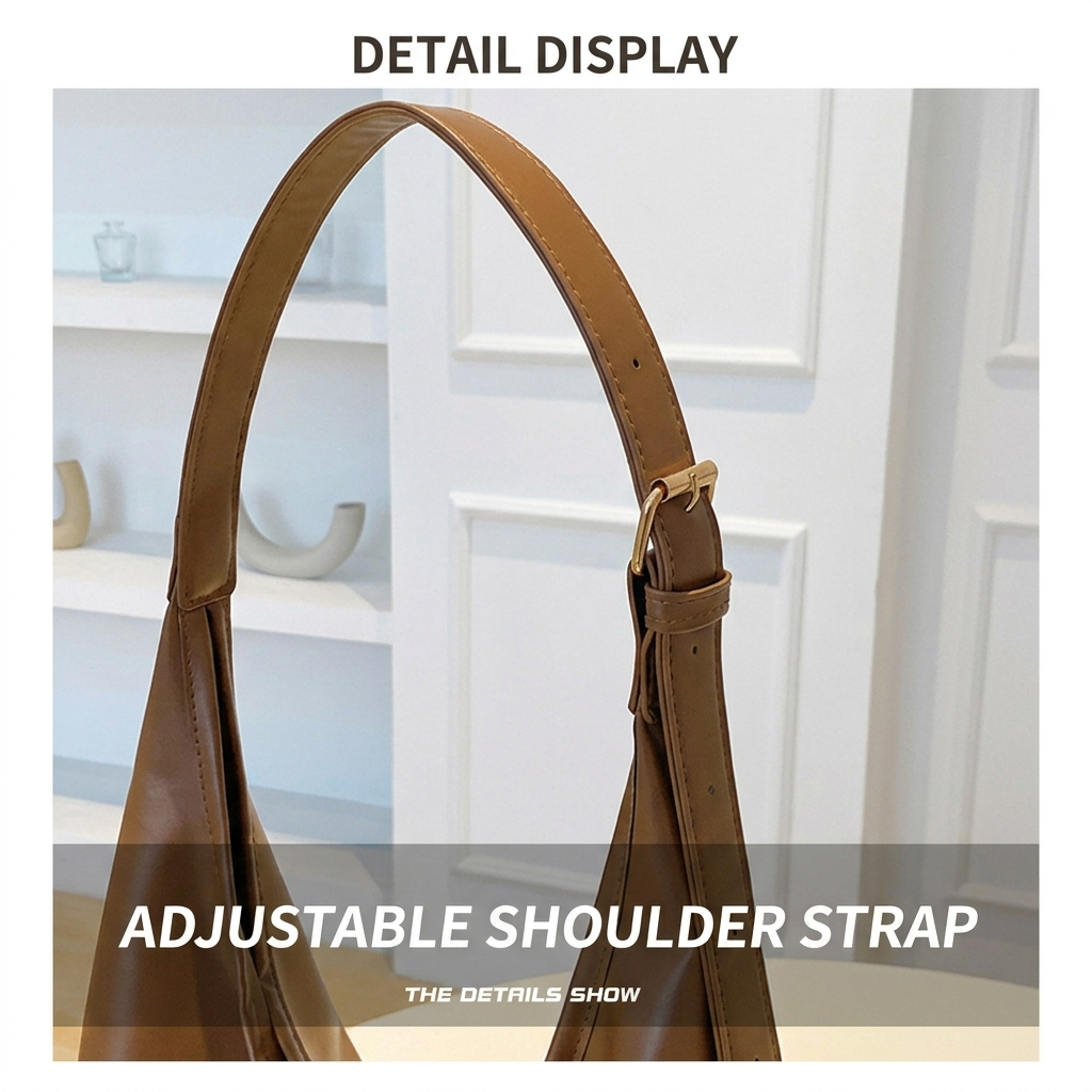 ホーボーショルダーバッグ 女性用 ソフトPUレザー スラウチ - Leather Work Bag Women のレビューと価格