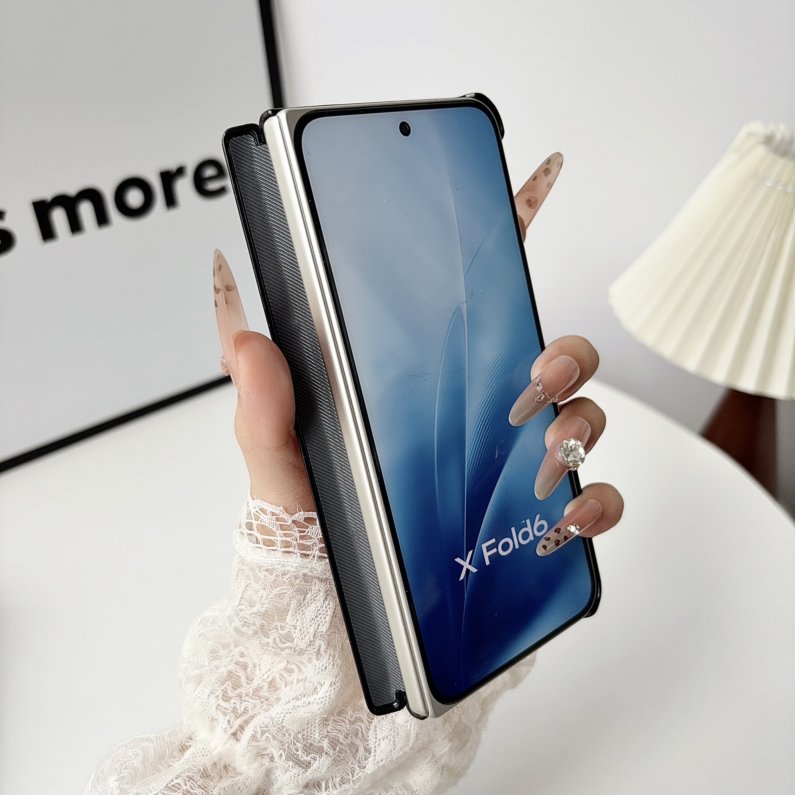VIVO X FOLD6用ケース ソフトPUレザー 磁気ワイ - Leather X のレビューと価格
