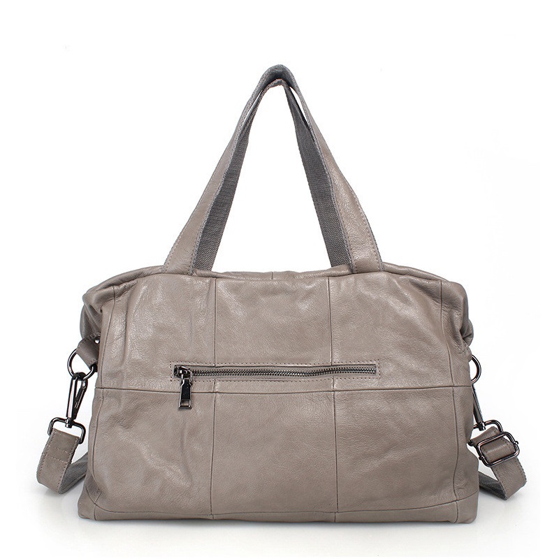 大容量トートバッグ女性用本革クロスボディバッグソフトカジュア - Leather Work Bag Women のレビューと価格