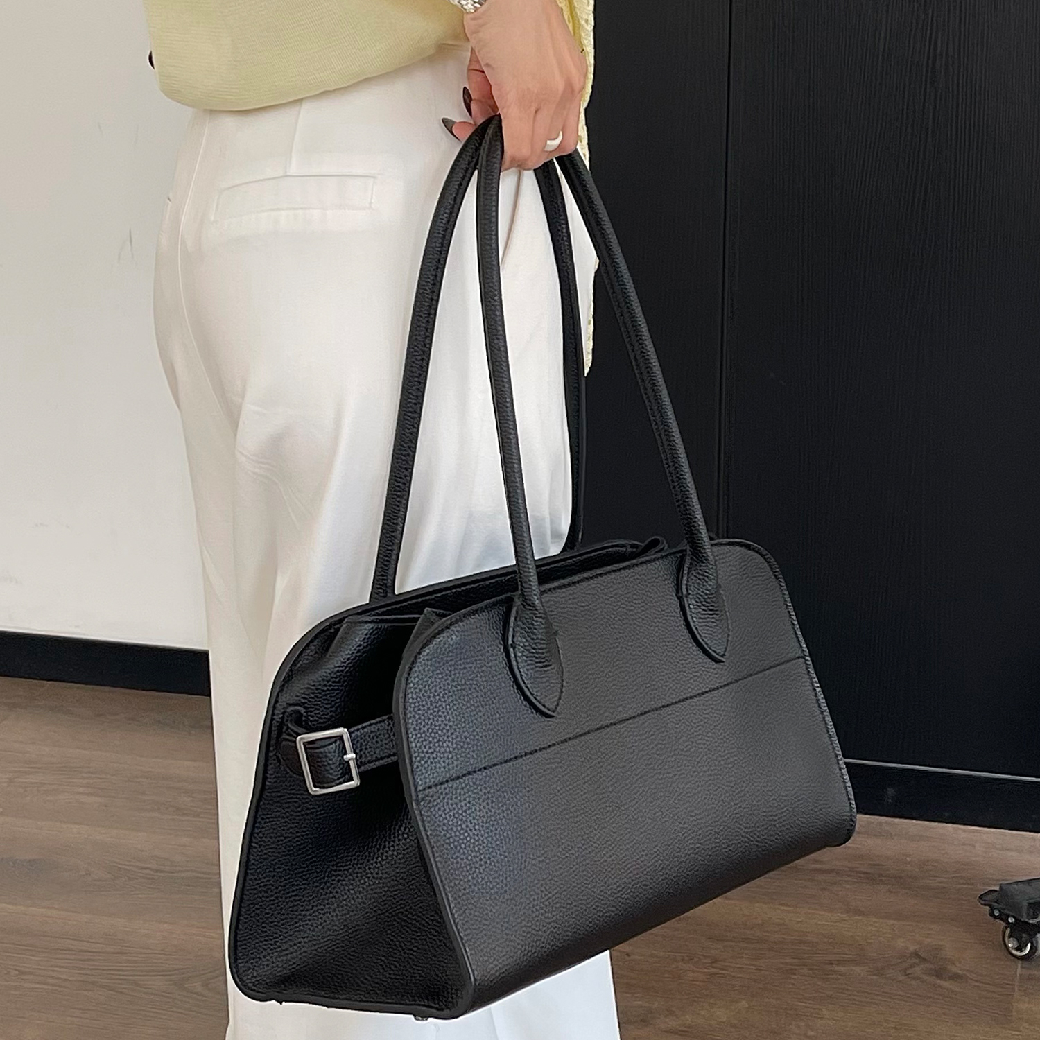 ライチグレインテクスチャートートバッグ女性用高級デザイナー大 - Leather Work Bag Women のレビューと価格